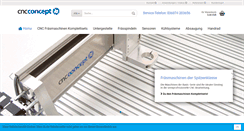 Desktop Screenshot of cnc-concept.de